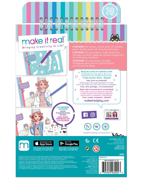 MAKE IT REAL Скетчбук "Кошечки"