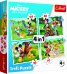TREFL DISNEY Комплект пазлов 4в1 Микки-Маус