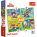 TREFL MICKEY MOUSE Комплект пазлов 4в1