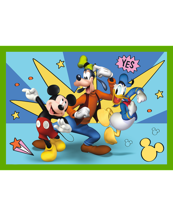 TREFL MICKEY MOUSE Комплект пазлов 4в1