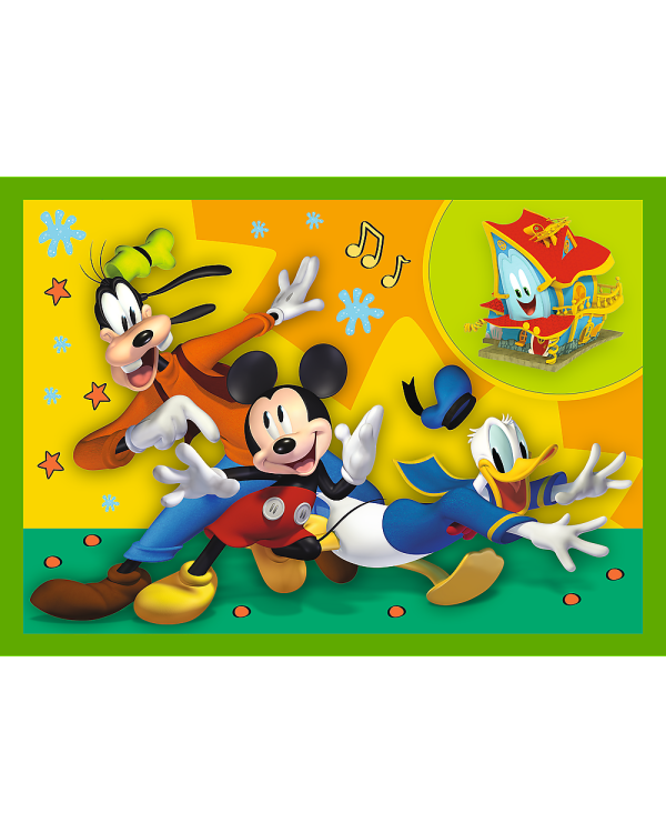 TREFL MICKEY MOUSE Комплект пазлов 4в1