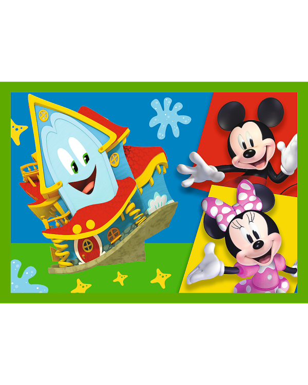 TREFL MICKEY MOUSE Комплект пазлов 4в1