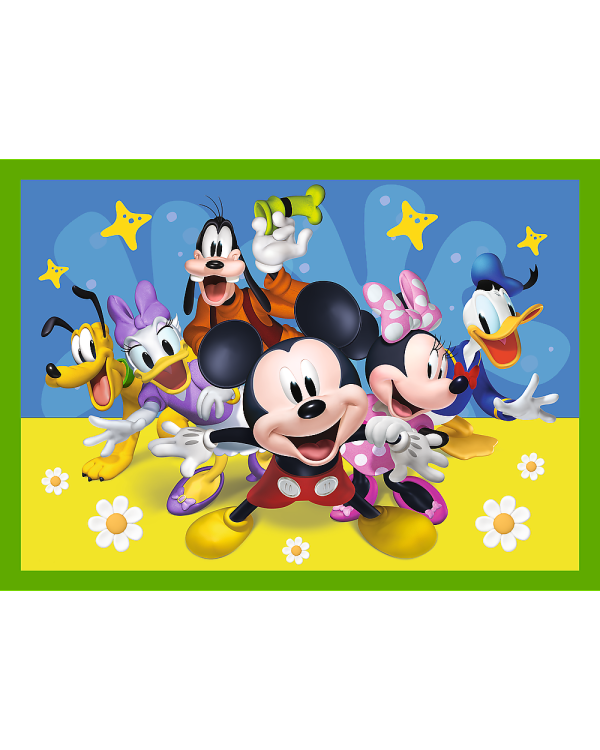 TREFL MICKEY MOUSE Комплект пазлов 4в1