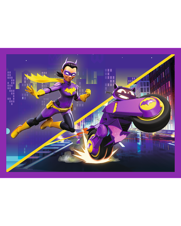 TREFL BATWHEELS Комплект пазлов 4в1 Бэтколёса