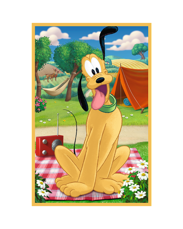 TREFL DISNEY MICKEY MOUSE набор пазлов "Мыши на отдыхе", 3×50 шт.