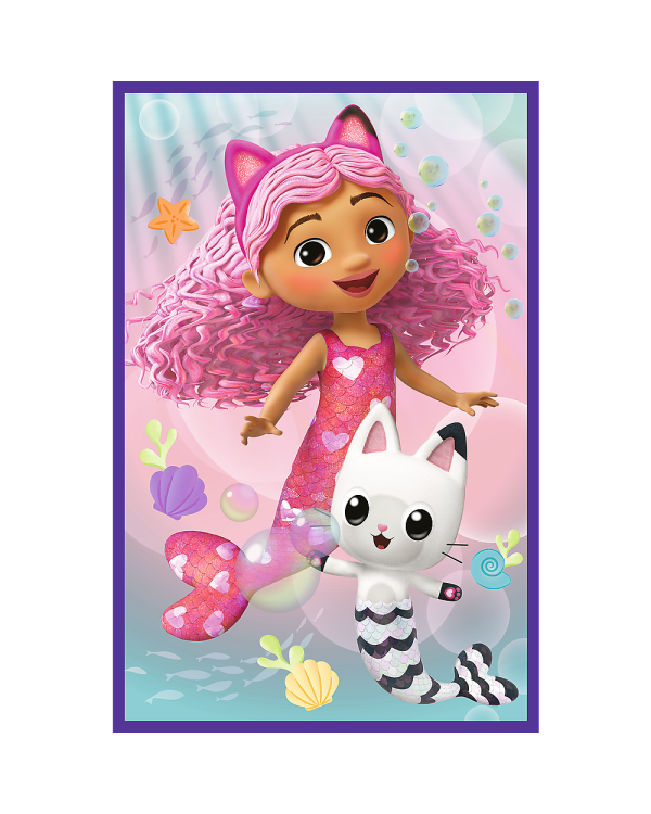 TREFL GABBY´S DOLLHOUSE Набор пазлов, 3 x 80 шт.