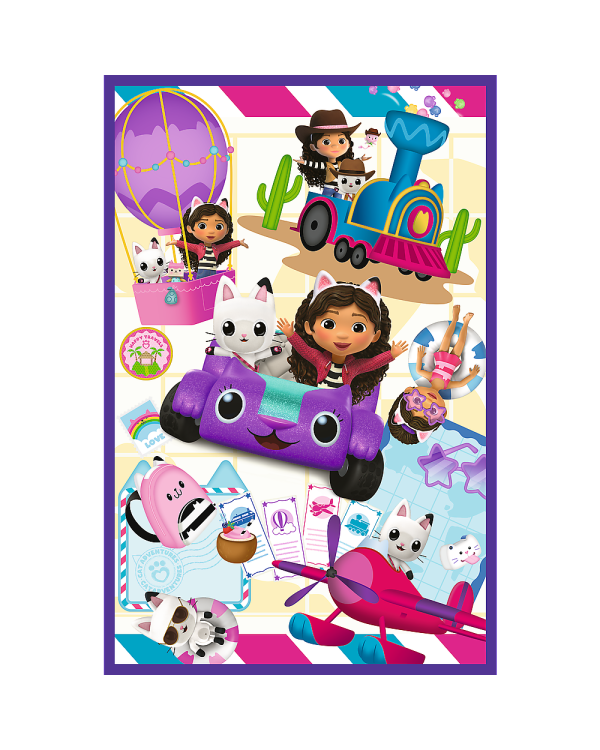 TREFL GABBY´S DOLLHOUSE Набор пазлов, 3 x 80 шт.