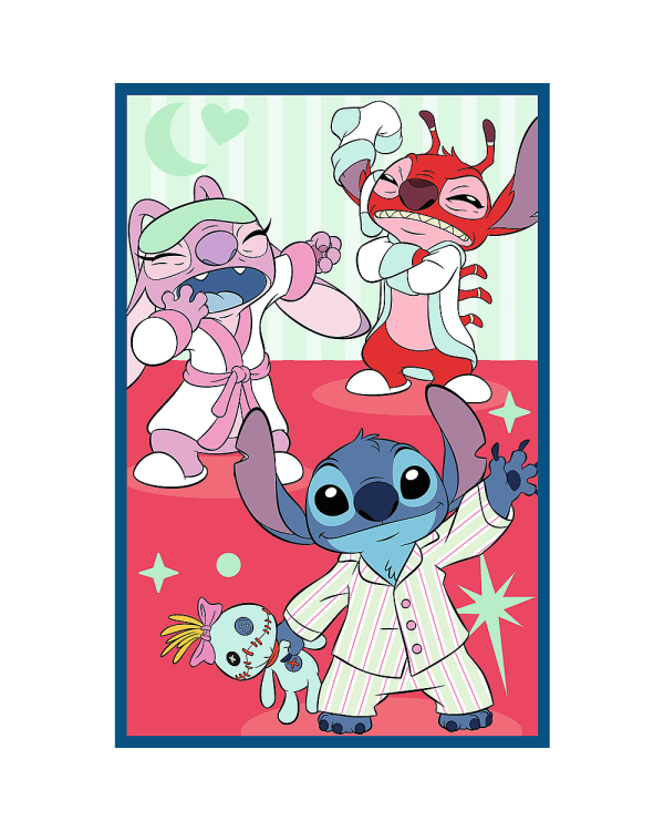 TREFL DISNEY STITCH Комплект пазлов, 3x80 шт.