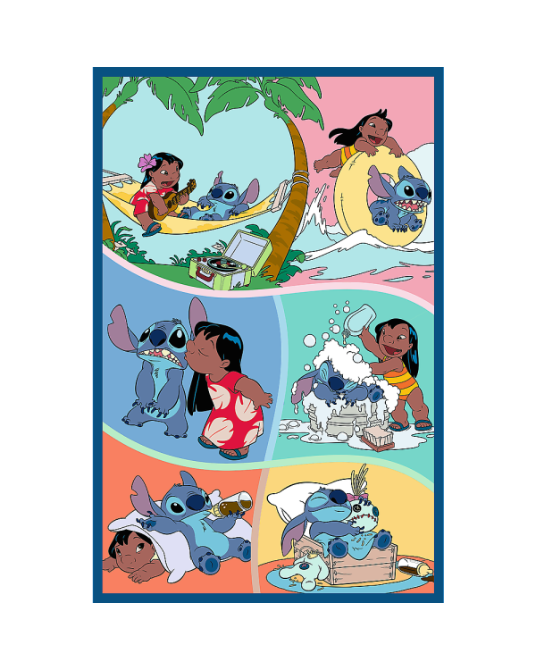 TREFL DISNEY STITCH Комплект пазлов, 3x80 шт.