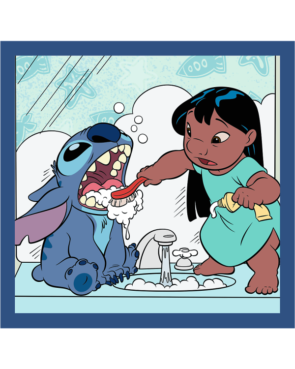 TREFL DISNEY STITCH Комплект пазлов 3в1