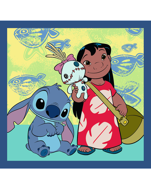 TREFL DISNEY STITCH Комплект пазлов 3в1