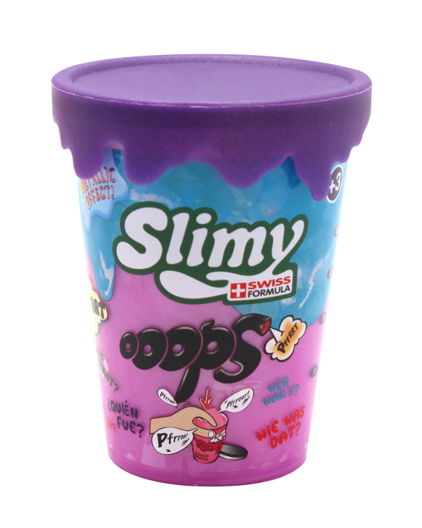 SLIMY Слизь с Эфектом Металлик в Банке, 80 г