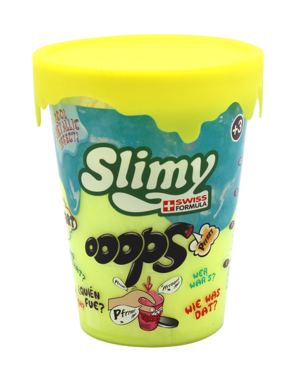 SLIMY Слизь с Эфектом Металлик в Банке, 80 г