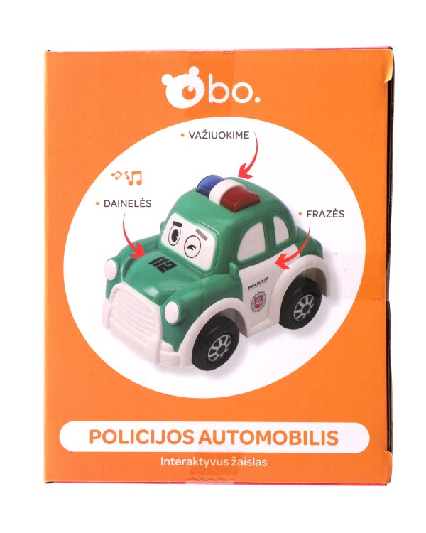bo. Интерактивная полицейская машинка (на литовском яз.)