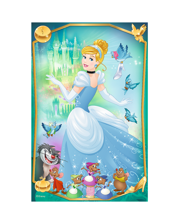 TREFL DISNEY PRINCESS Минипазл Принцессы 54 шт.