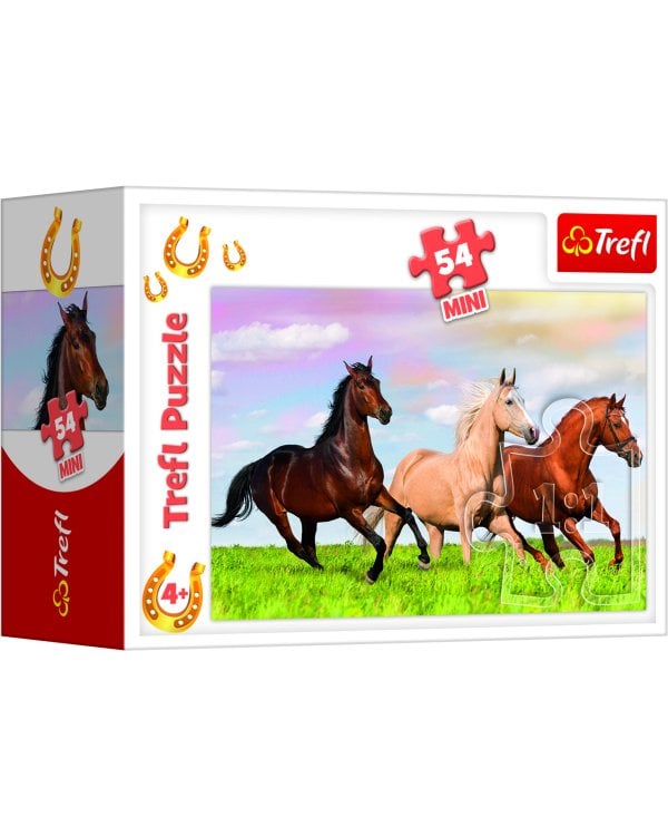 TREFL Мини пазл 54 Лошади