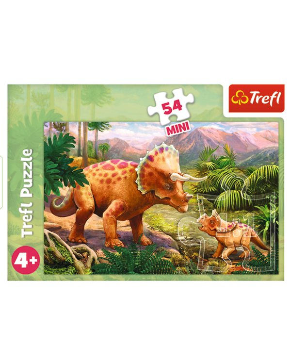 TREFL Мини пазл 54 Динозавры