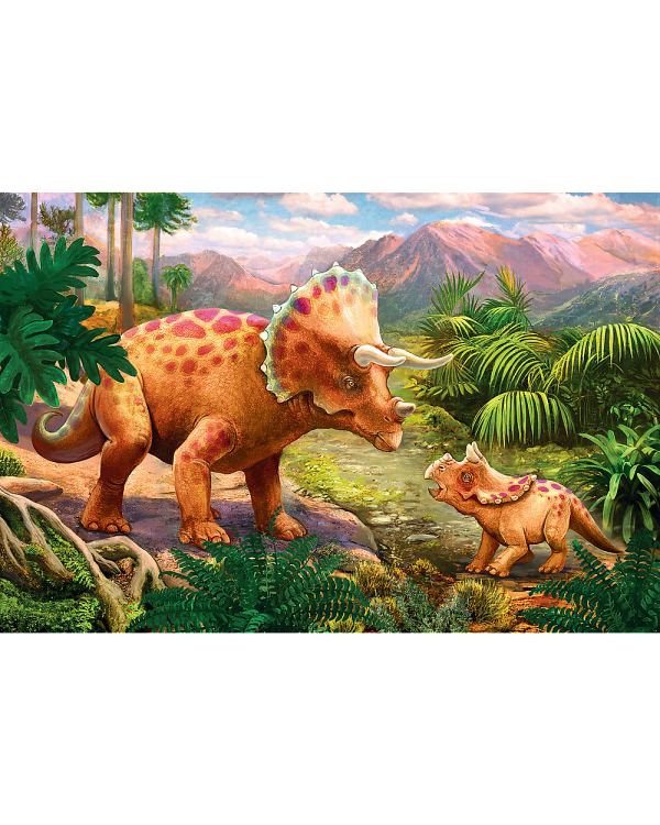 TREFL Мини пазл 54 Динозавры