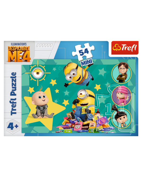 TREFL MINIONS Мини пазл, 54 шт.