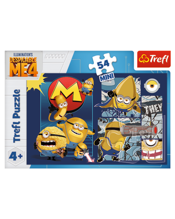 TREFL MINIONS Мини пазл, 54 шт.