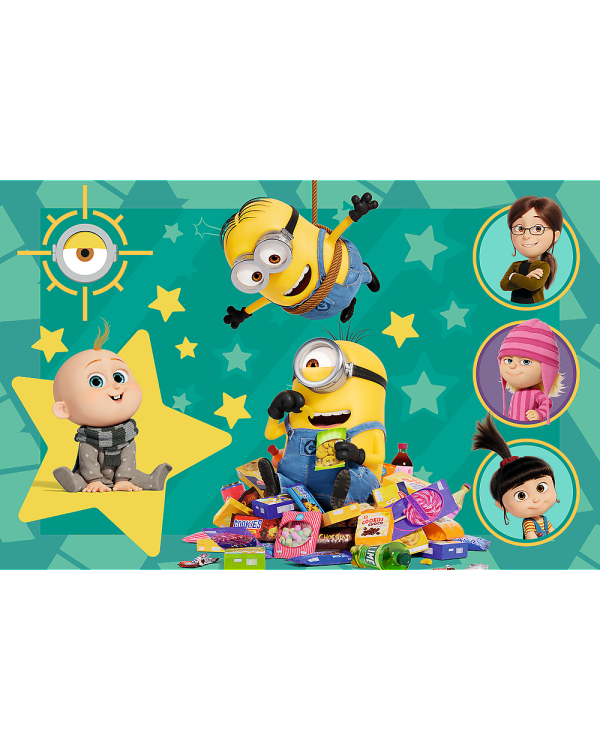 TREFL MINIONS Мини пазл, 54 шт.