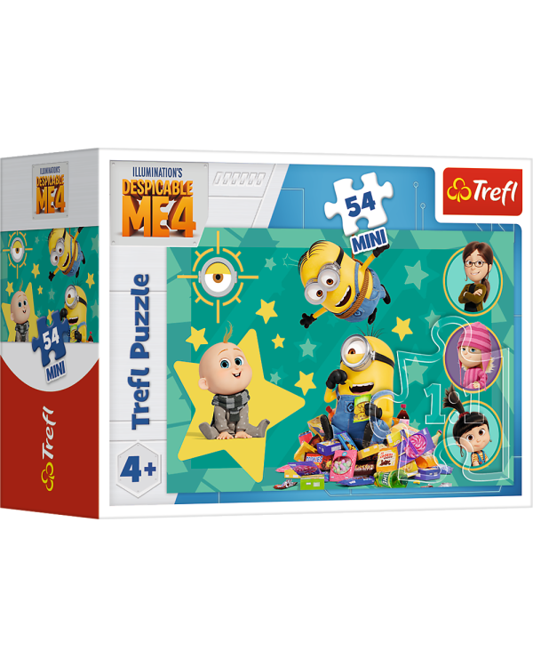 TREFL MINIONS Мини пазл, 54 шт.
