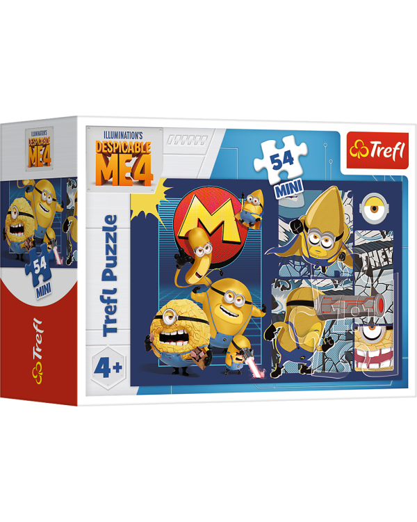 TREFL MINIONS Мини пазл, 54 шт.