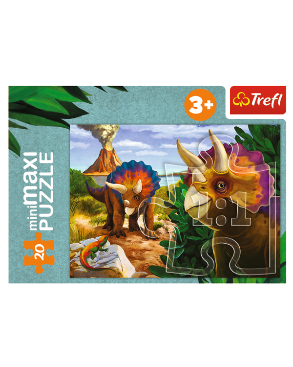 TREFL Mini Maxi пазл Динозавры, 20 шт.