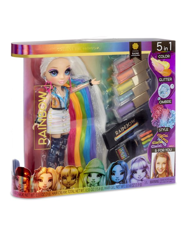 RAINBOW HIGH "Hair Studio" комплект с куклой, 29 см
