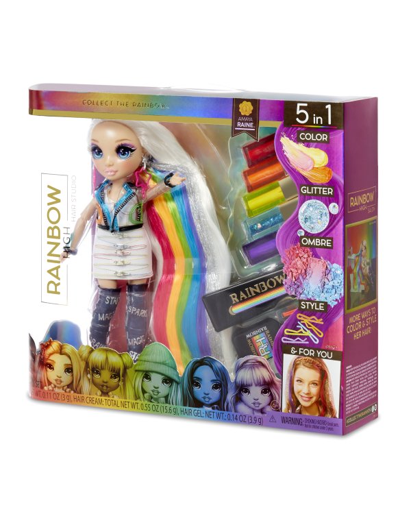 RAINBOW HIGH "Hair Studio" комплект с куклой, 29 см