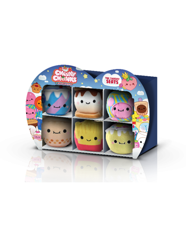 CHEEKY CHONKS Мягкая игрушка Snacky Seats