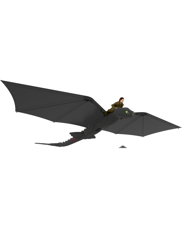 DRAGONS Интерактивная фигура Летящий Беззубик