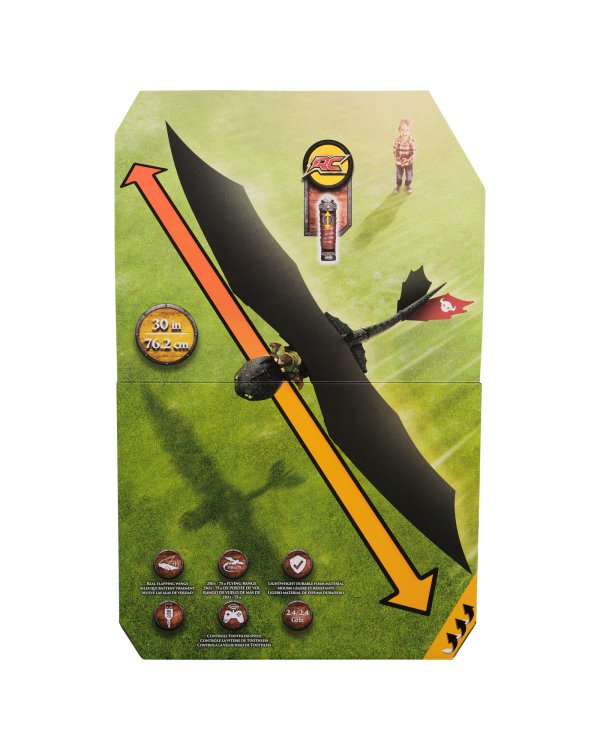 DRAGONS Интерактивная фигура Летящий Беззубик