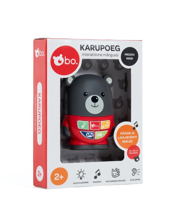 bo. Интерактивная игрушка "Медвежонок" (на эст. яз)
