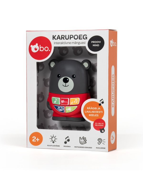 bo. Интерактивная игрушка "Медвежонок" (на эст. яз)