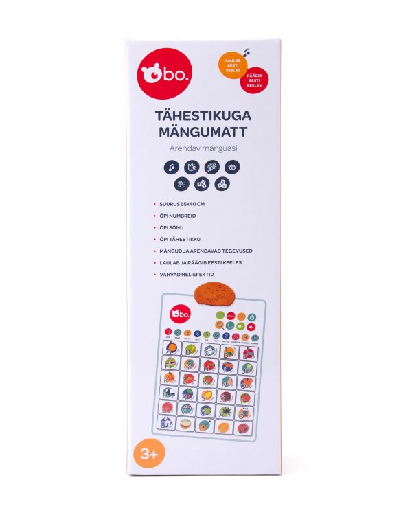 bo. Обучающая игрушка - Коврик-азбука, на эстонском языке