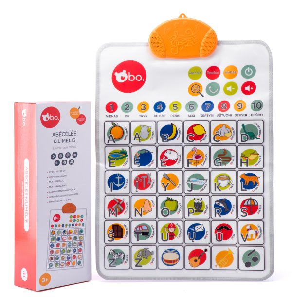 bo. Обучающая игрушка - Коврик-азбука, на литовском языке
