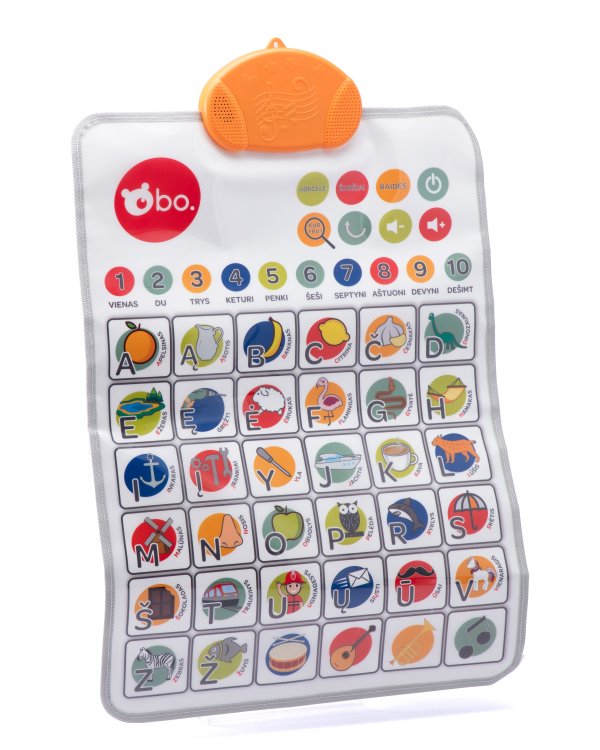 bo. Обучающая игрушка - Коврик-азбука, на литовском языке