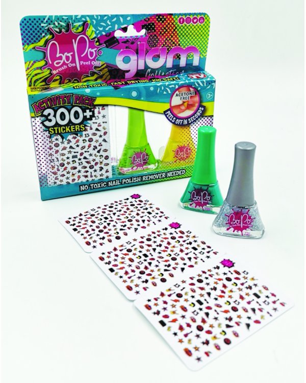 BO-PO Комплект Лаков с Наклейками