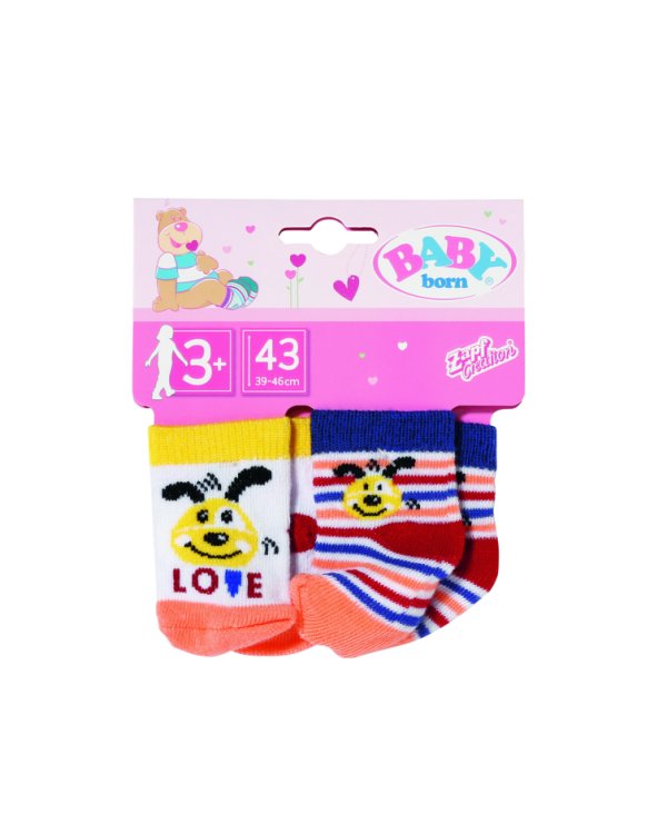 BABY BORN носки 2 пары, для куклы 43 см