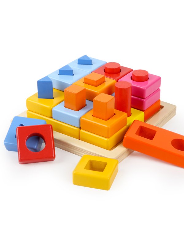 TOPBRIGHT Деревянный сортер "Геометрические блоки"