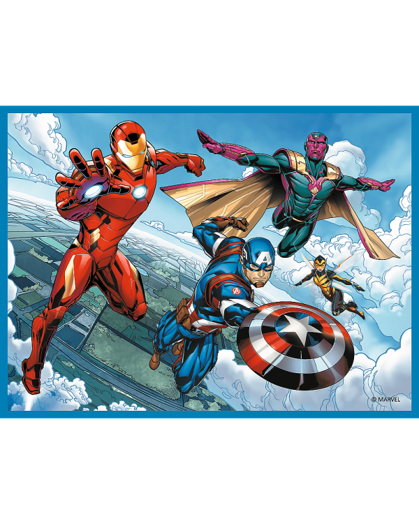 TREFL AVENGERS Комплект пазлов 30шт. + 48шт. + 24 мемо