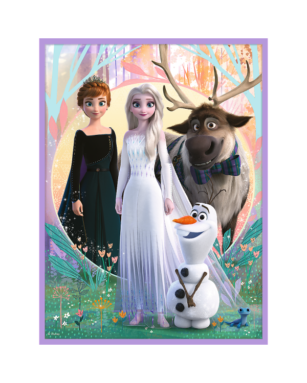 TREFL FROZEN Комплект пазлов "Холодное сердце 2" 30шт. + 48шт. + 24 мемо