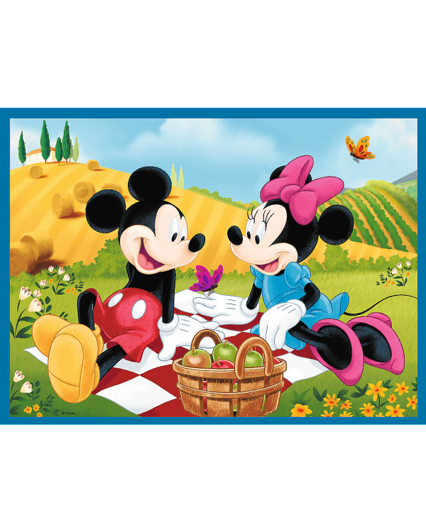 TREFL DISNEY Комплект пазлов Микки-Маус 30 шт. + 48 шт. + 24 мемо