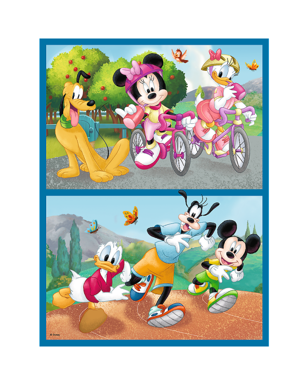 TREFL DISNEY Комплект пазлов Микки-Маус 30 шт. + 48 шт. + 24 мемо