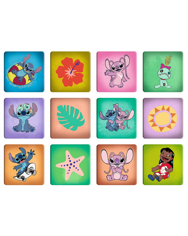 TREFL DISNEY STITCH Комплект пазлов 30 шт. + 48 шт. + 24 мемо