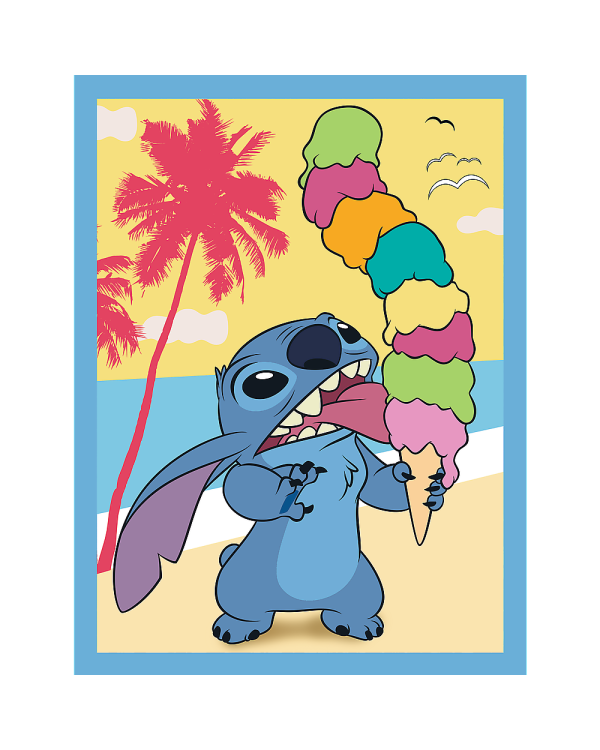 TREFL DISNEY STITCH Комплект пазлов 30 шт. + 48 шт. + 24 мемо