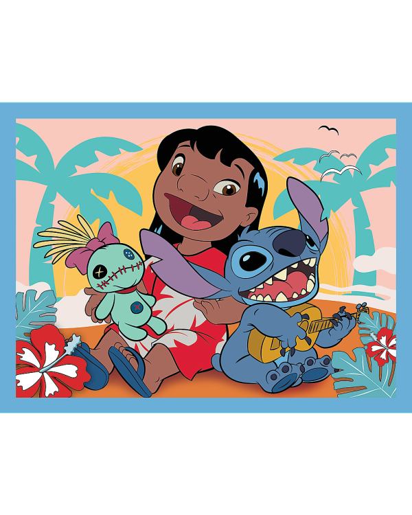 TREFL DISNEY STITCH Комплект пазлов 30 шт. + 48 шт. + 24 мемо