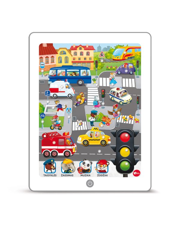 bo. Обучающий планшет "Дорожное движение" (на литовском яз.)