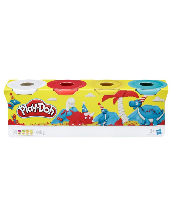 PLAY-DOH масса для лепки, 4 шт